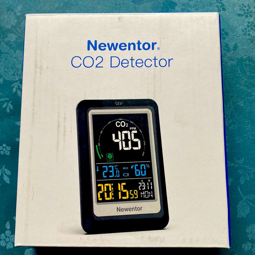 Newentor CO2 detector, new in box, unopened never used